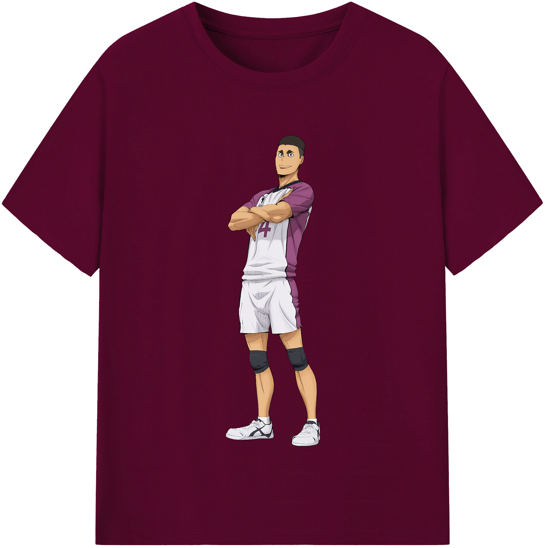 （画像用） ハイキュー!! Haikyu!! レディースカジュアルプリントTシャツ（綿100％）
